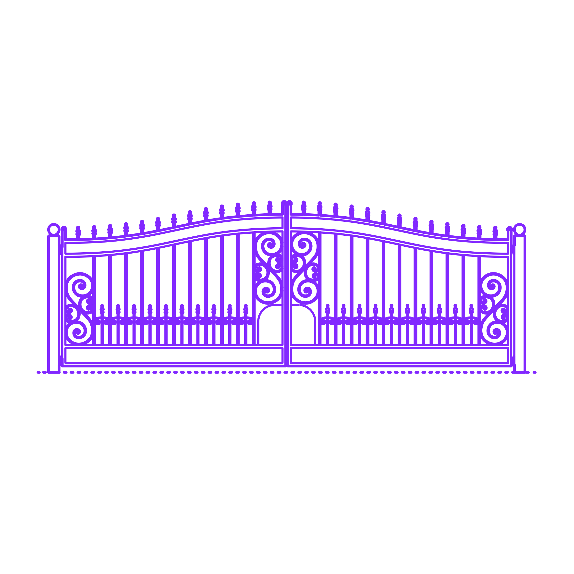 Buildings Gates Driveway Gates Hyde Park Split Silhouette Cutting Svg Files Free Vectors